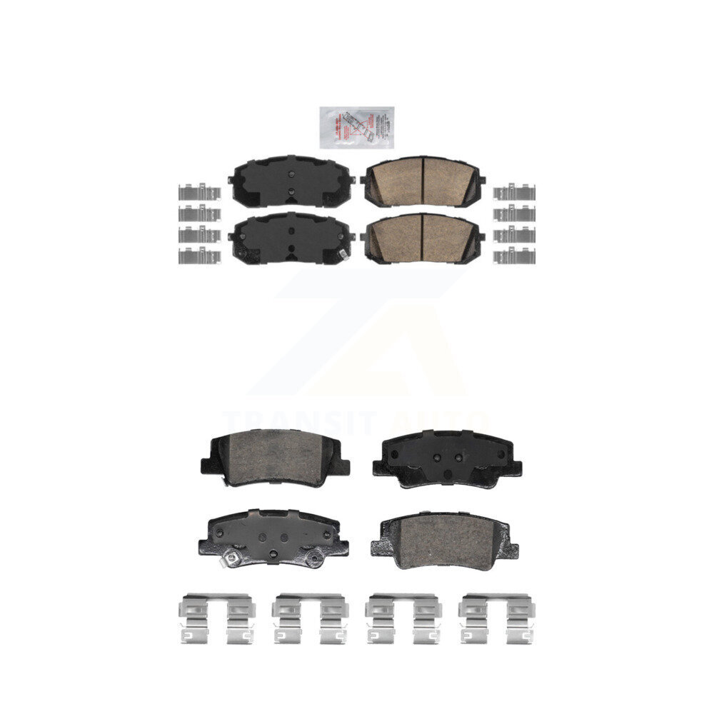 AmeriBRAKES - KNF-101869 - Front and Rear Disc Brake Pad Kits