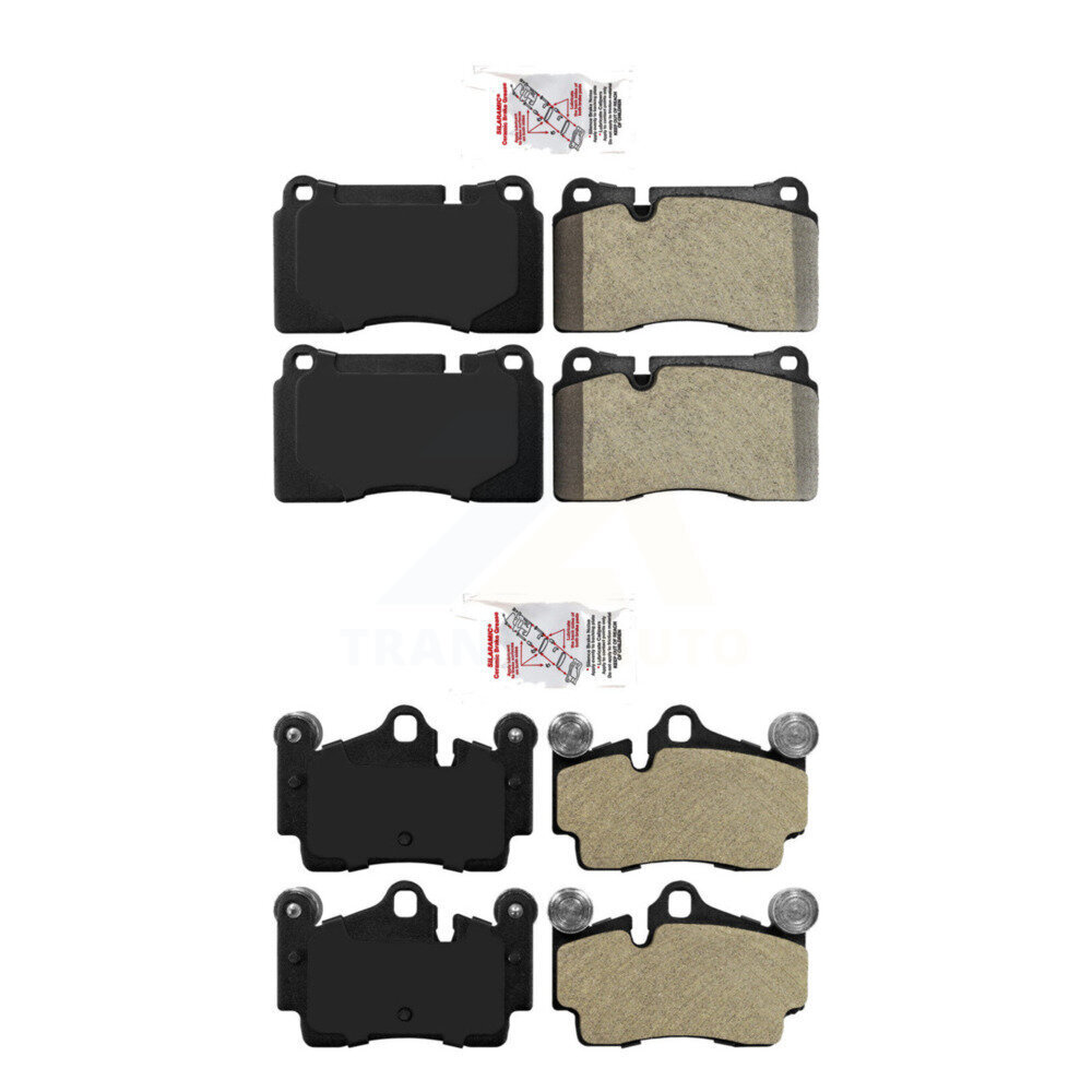 AmeriBRAKES - KNF-101884 - Front and Rear Disc Brake Pad Kits