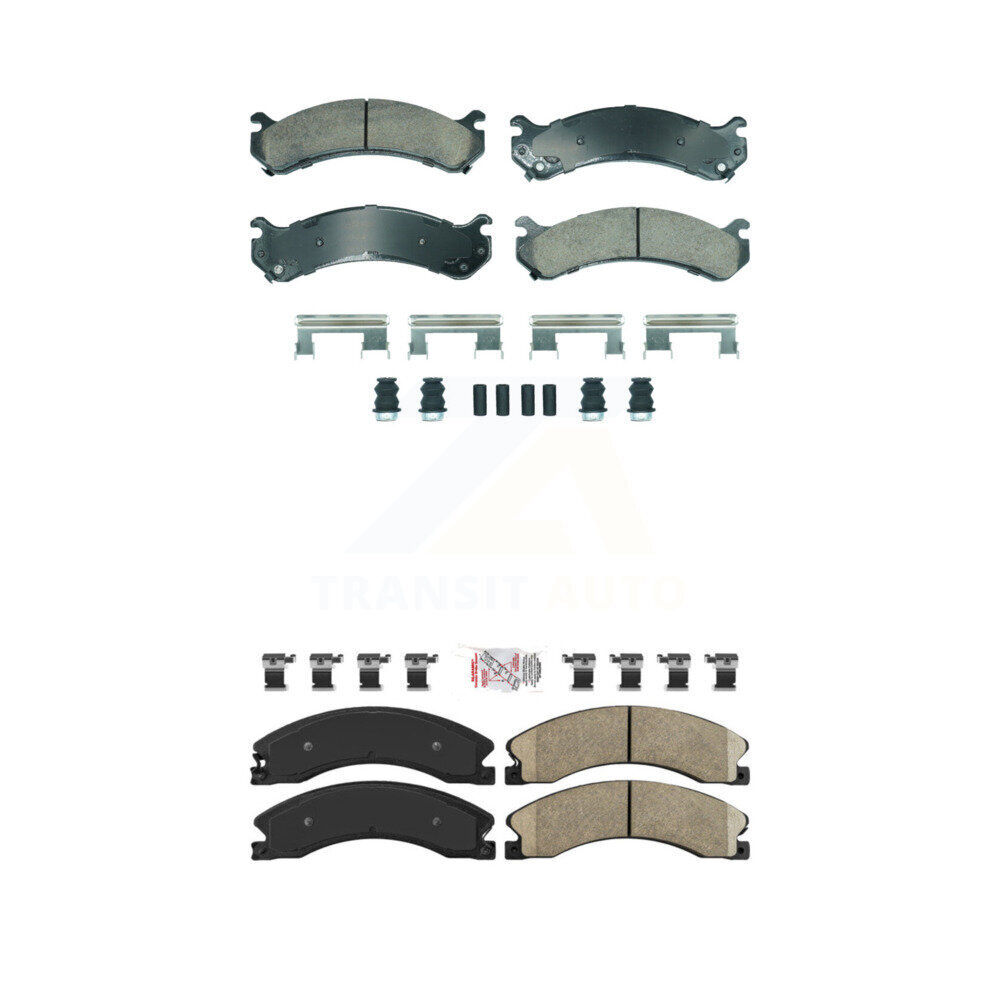 AmeriBRAKES - KNF-101885 - Front and Rear Disc Brake Pad Kits