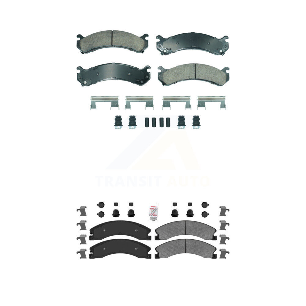 AmeriBRAKES - KNF-101886 - Front and Rear Disc Brake Pad Kits