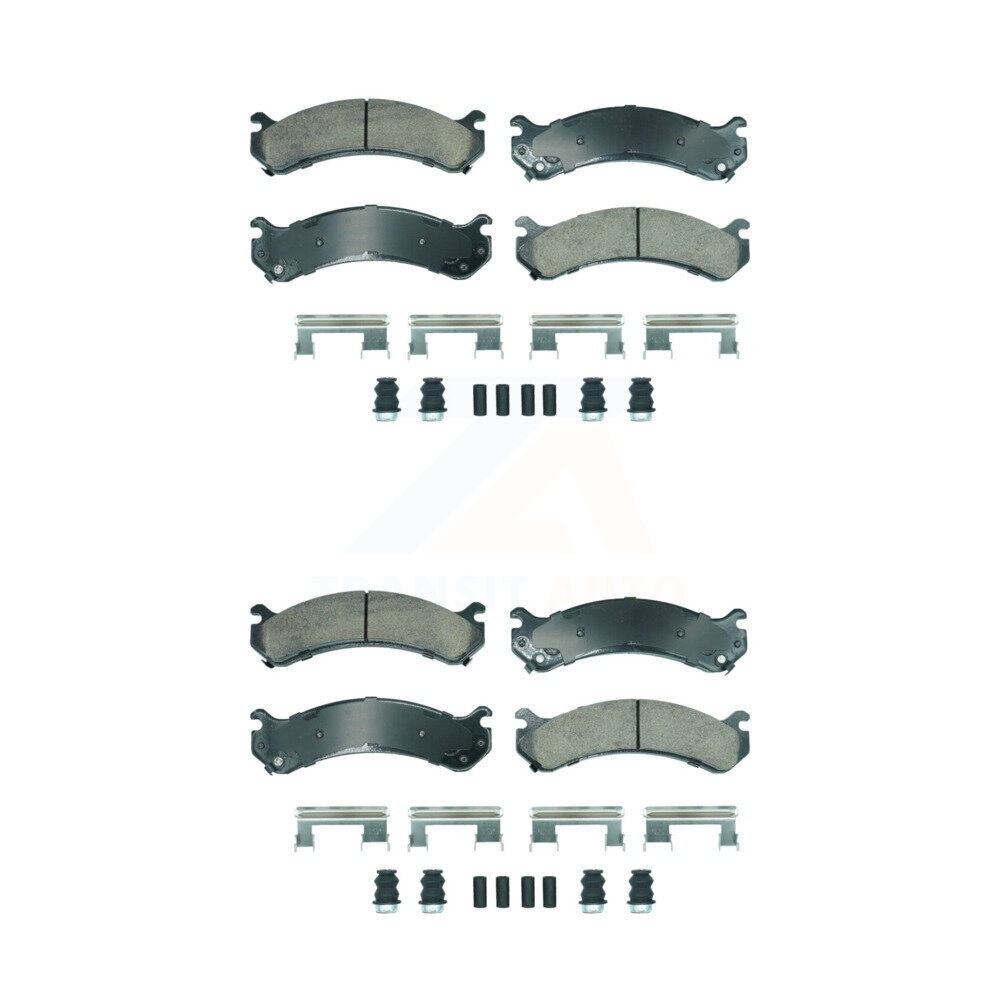 AmeriBRAKES - KNF-101894 - Front and Rear Disc Brake Pad Kits