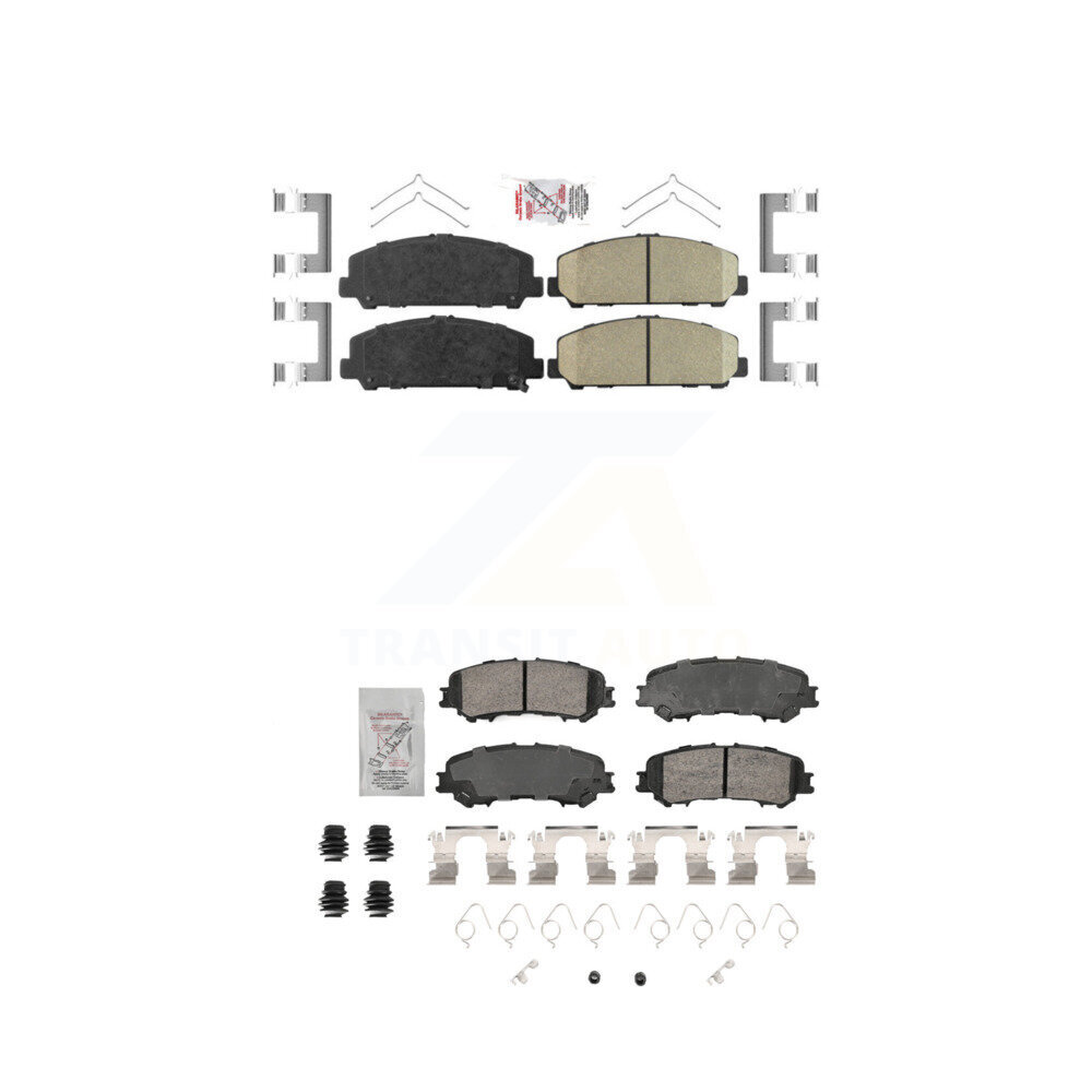 AmeriBRAKES - KNF-101909 - Front and Rear Disc Brake Pad Kits