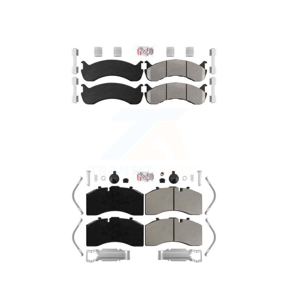 AmeriBRAKES - KNF-101929 - Front and Rear Disc Brake Pad Kits