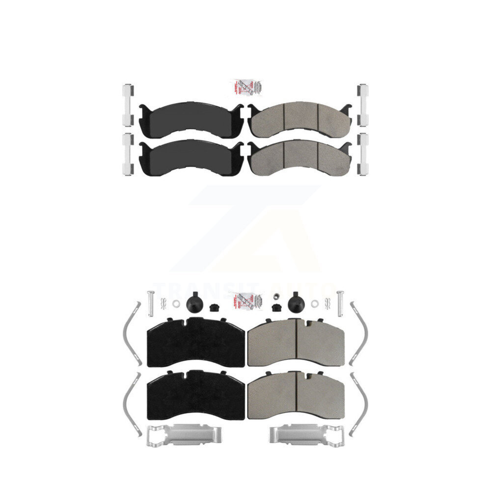 AmeriBRAKES - KNF-101930 - Front and Rear Disc Brake Pad Kits