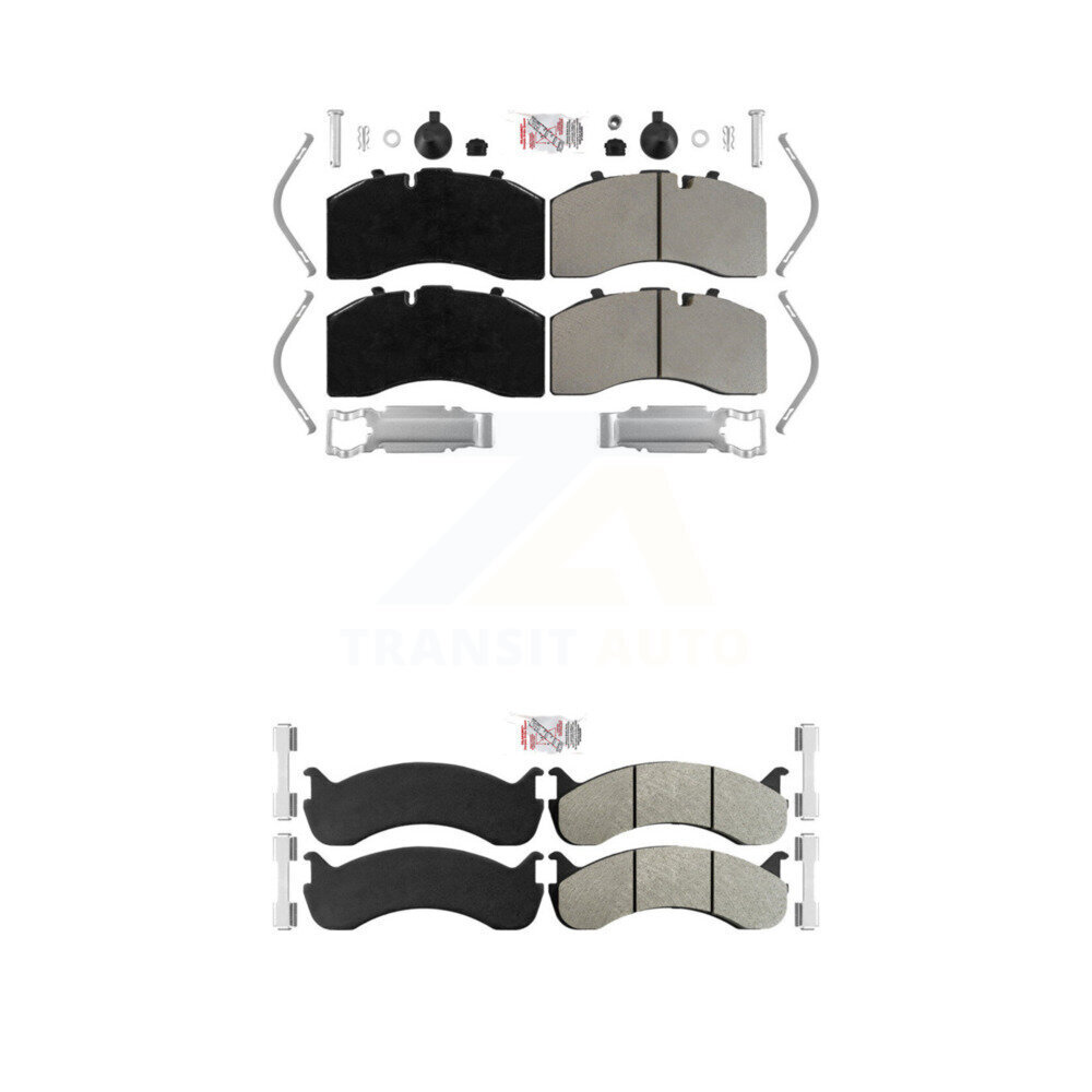 AmeriBRAKES - KNF-101934 - Front and Rear Disc Brake Pad Kits