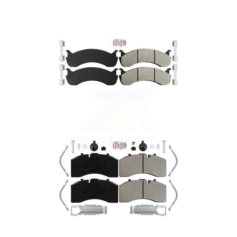 AmeriBRAKES - KNF-101935 - Front and Rear Disc Brake Pad Kits