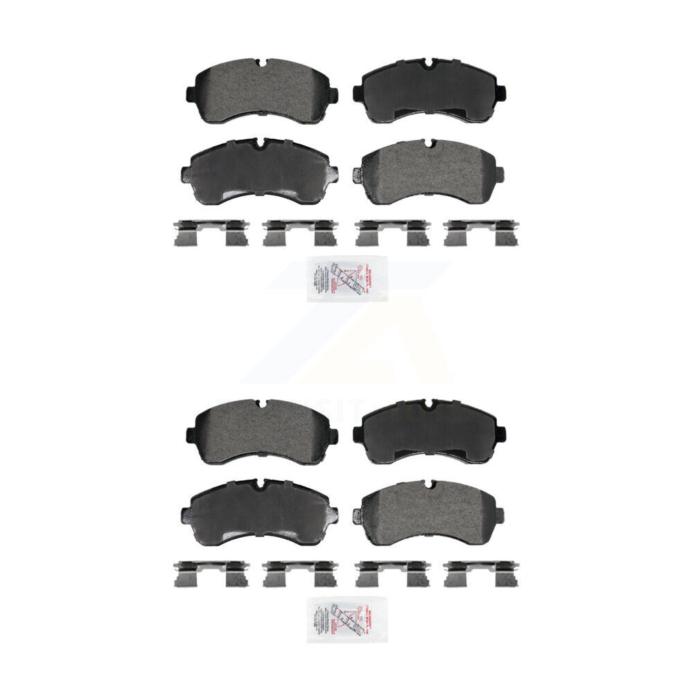 AmeriBRAKES - KNF-101950 - Front and Rear Disc Brake Pad Kits