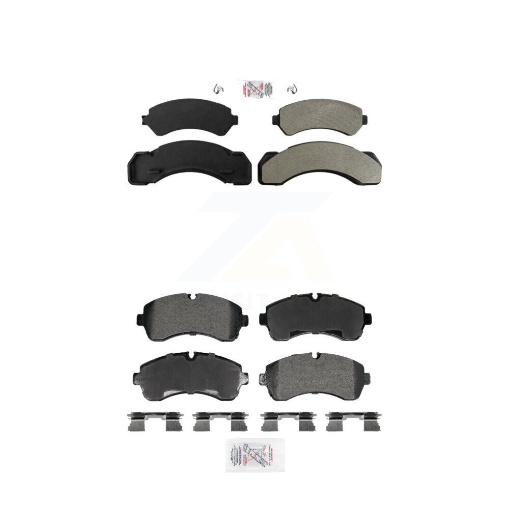 AmeriBRAKES - KNF-101971 - Front and Rear Disc Brake Pad Kits