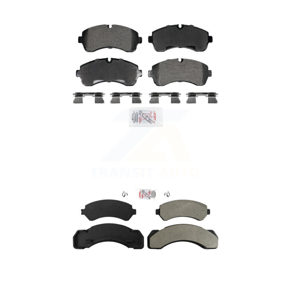 AmeriBRAKES - KNF-101972 - Front and Rear Disc Brake Pad Kits