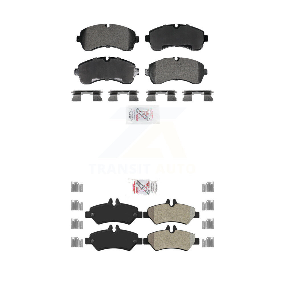 AmeriBRAKES - KNF-101975 - Front and Rear Disc Brake Pad Kits