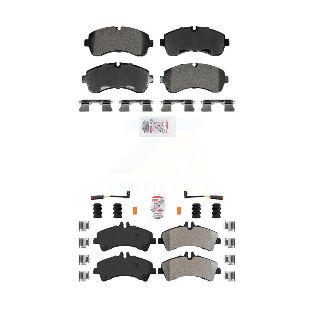 AmeriBRAKES - KNF-101977 - Front and Rear Disc Brake Pad Kits