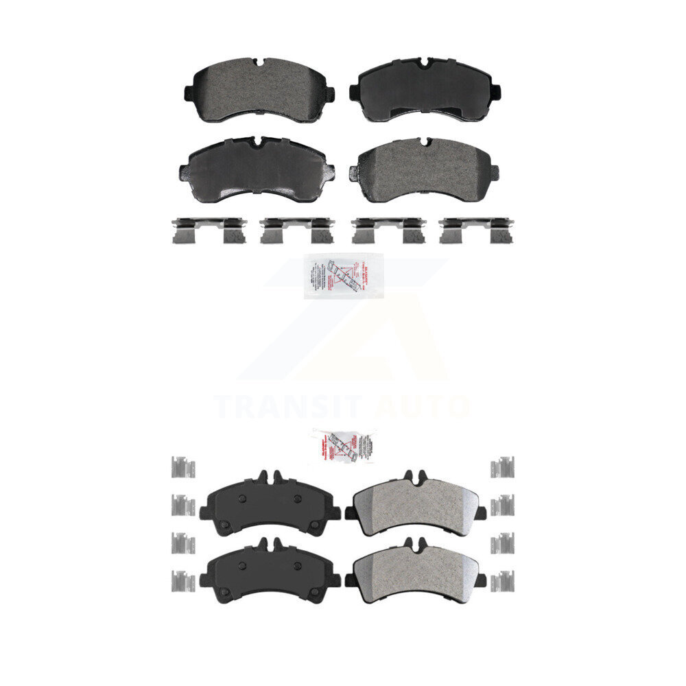 AmeriBRAKES - KNF-101978 - Front and Rear Disc Brake Pad Kits