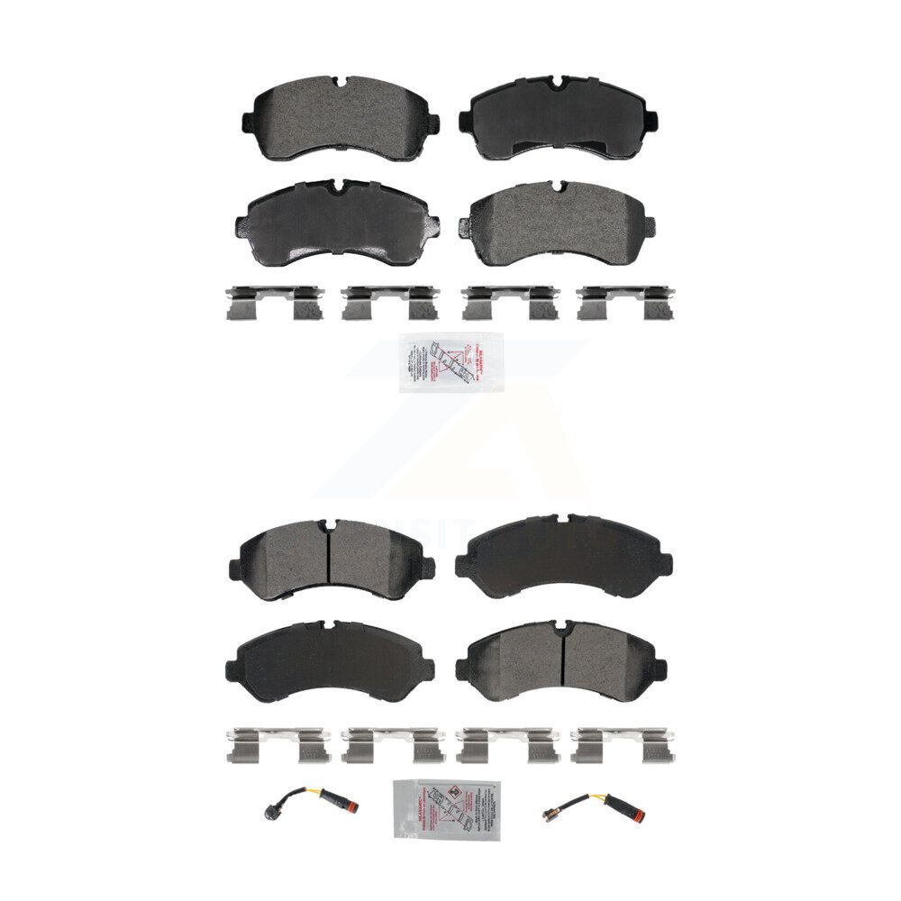 AmeriBRAKES - KNF-101981 - Front and Rear Disc Brake Pad Kits