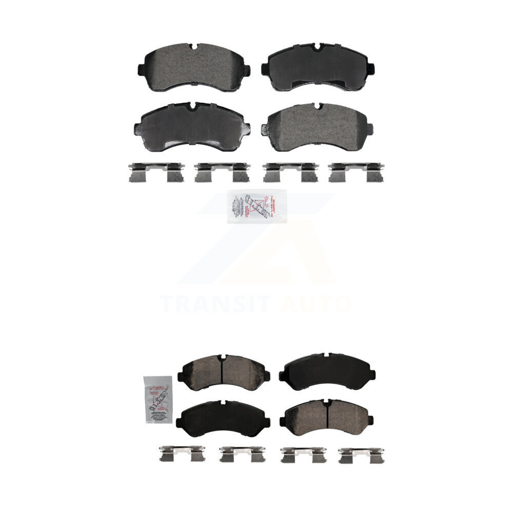 AmeriBRAKES - KNF-101982 - Front and Rear Disc Brake Pad Kits