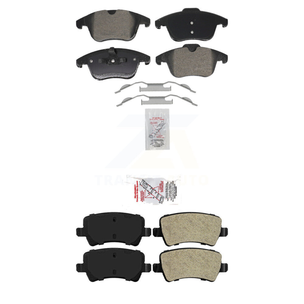 AmeriBRAKES - KNF-101983 - Front and Rear Disc Brake Pad Kits