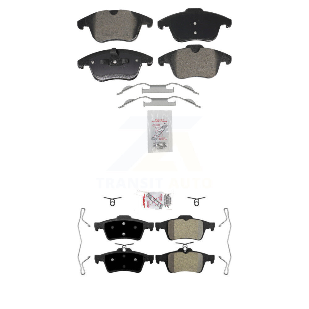 AmeriBRAKES - KNF-101984 - Front and Rear Disc Brake Pad Kits