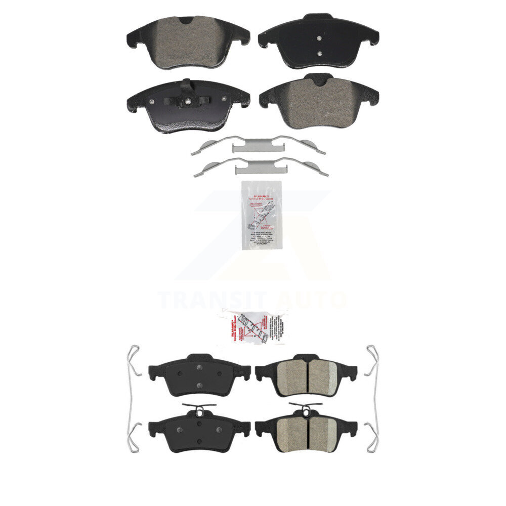 AmeriBRAKES - KNF-101985 - Front and Rear Disc Brake Pad Kits
