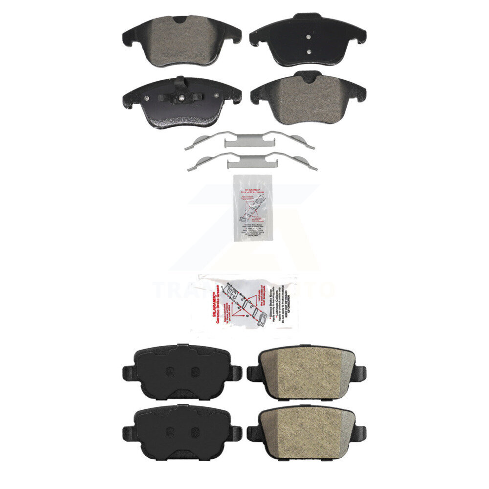 AmeriBRAKES - KNF-101987 - Front and Rear Disc Brake Pad Kits