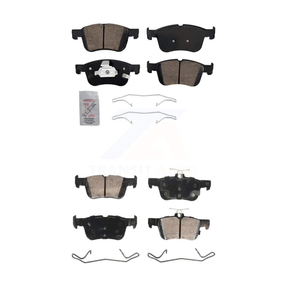 AmeriBRAKES - KNF-101992 - Front and Rear Disc Brake Pad Kits