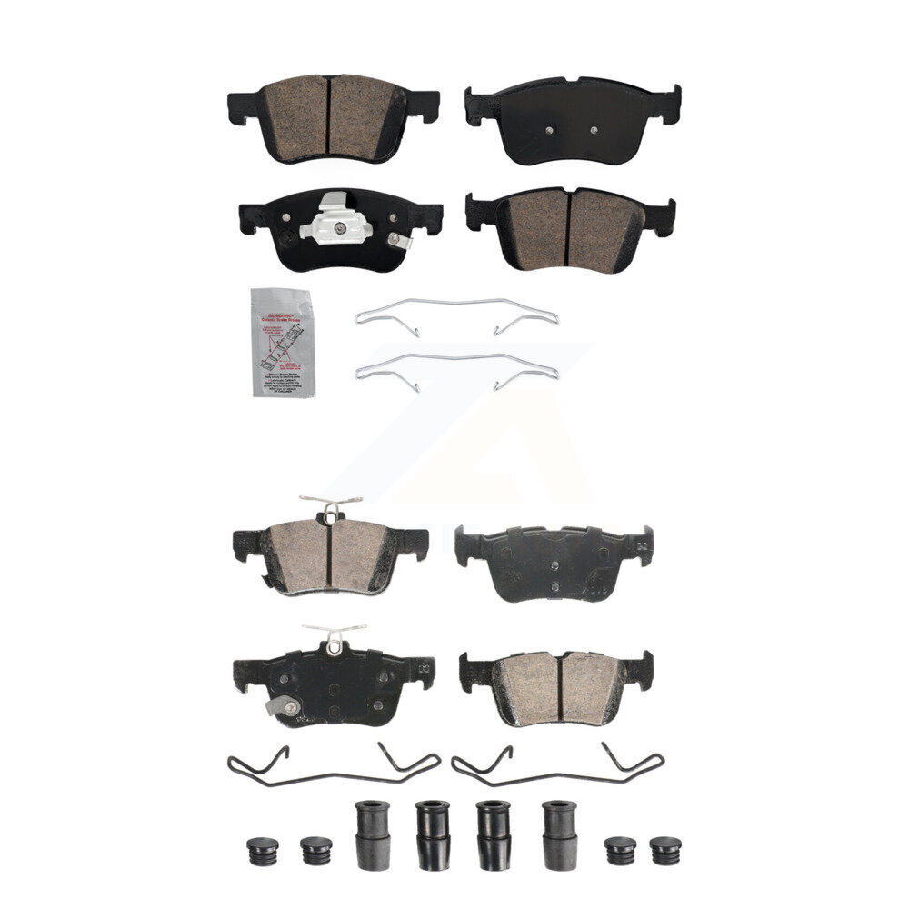AmeriBRAKES - KNF-101993 - Front and Rear Disc Brake Pad Kits