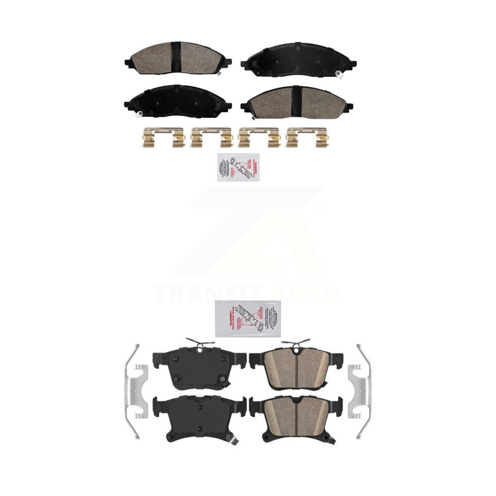 AmeriBRAKES - KNF-101999 - Front and Rear Disc Brake Pad Kits