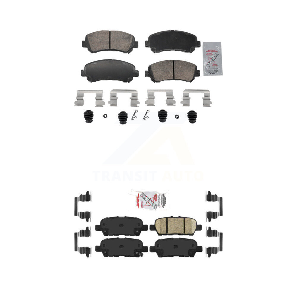 AmeriBRAKES - KNF-102001 - Front and Rear Disc Brake Pad Kits