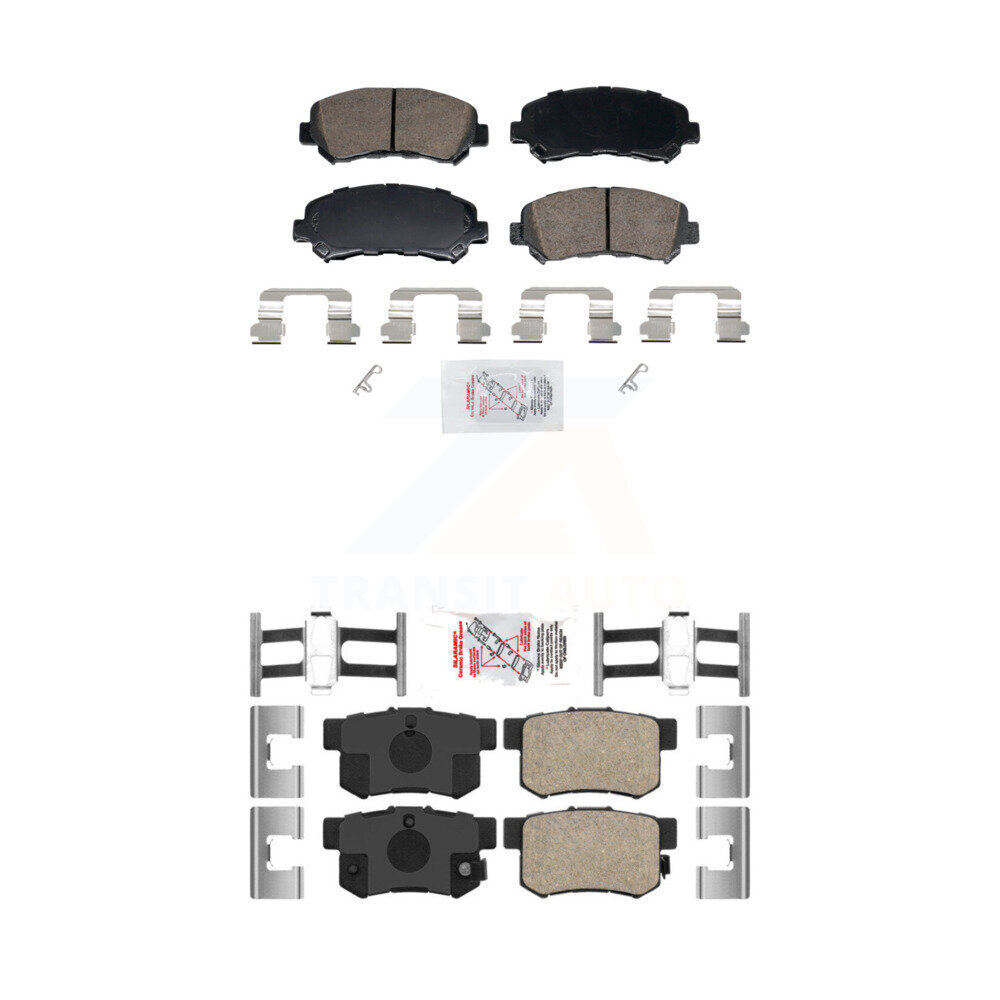 AmeriBRAKES - KNF-102016 - Front and Rear Disc Brake Pad Kits