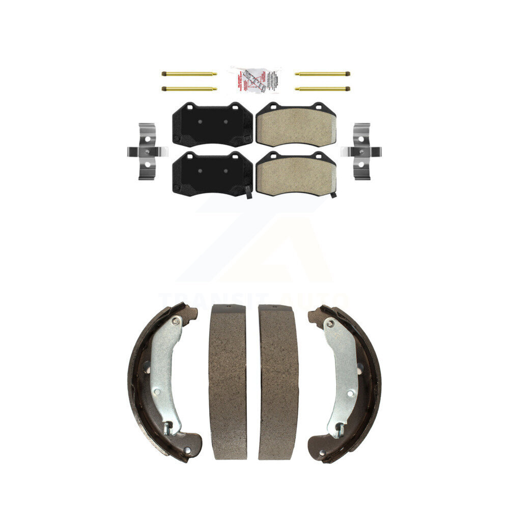 Transit Auto - KNN-100027 - Front and Rear Disc Brake Pad Kits