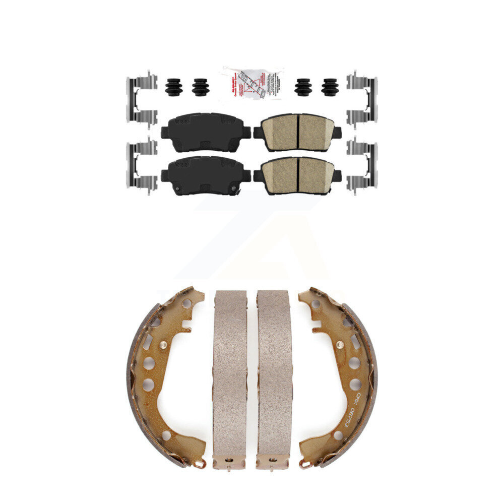 Transit Auto - KNN-100040 - Front and Rear Disc Brake Pad Kits