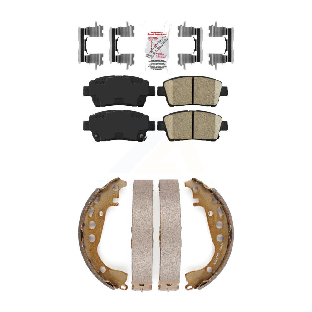 Transit Auto - KNN-100041 - Front and Rear Disc Brake Pad Kits