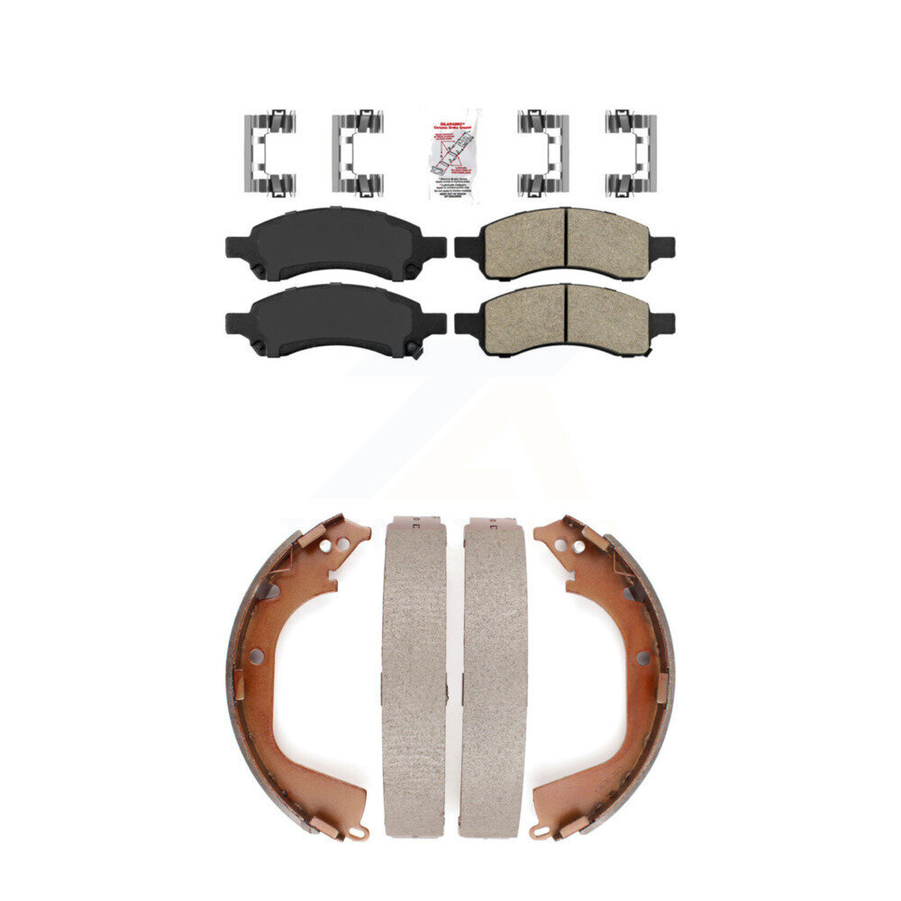 Transit Auto - KNN-100055 - Front and Rear Disc Brake Pad Kits