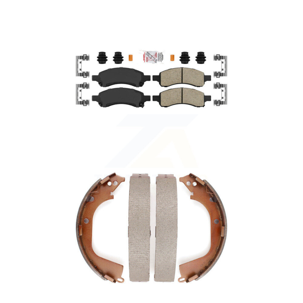 Transit Auto - KNN-100056 - Front and Rear Disc Brake Pad Kits