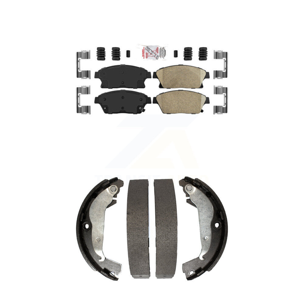 Transit Auto - KNN-100063 - Front and Rear Disc Brake Pad Kits