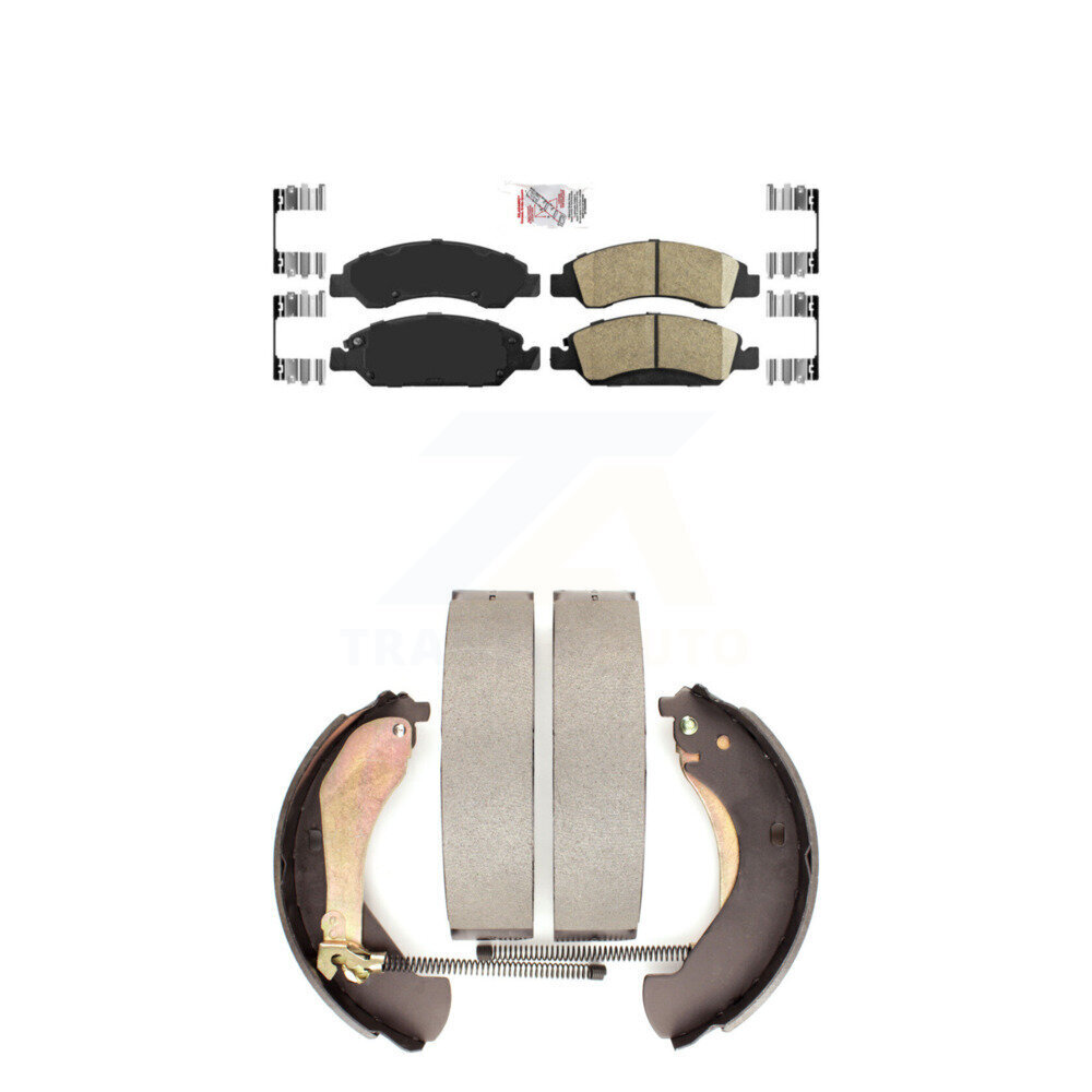 Transit Auto KNN-100084 Disc Brake Pad for 2005-2009 Chevrolet Silverado 1500, GMC Sierra 1500 and More - Front and Rear