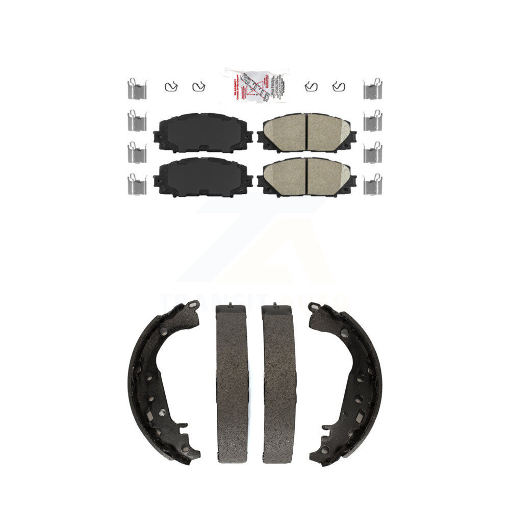 Transit Auto - KNN-100137 - Front and Rear Disc Brake Pad Kits