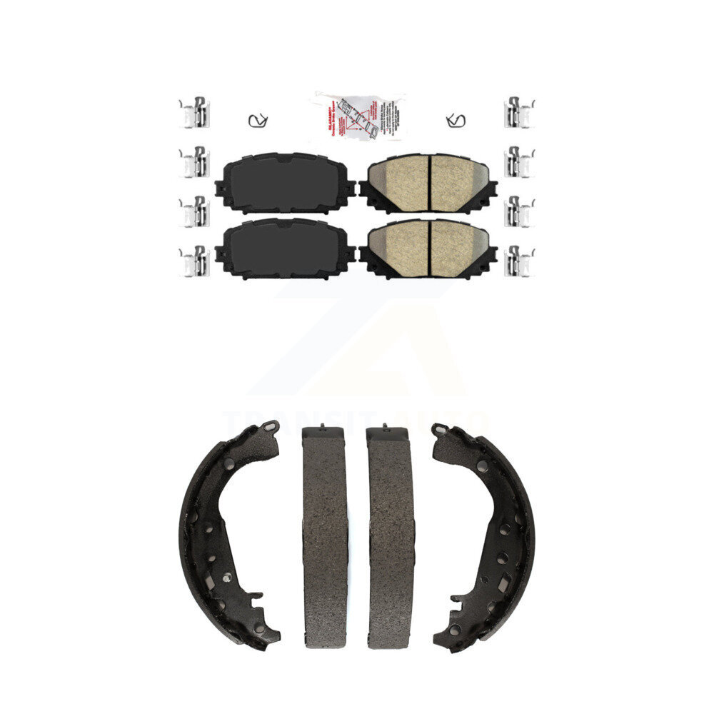 Transit Auto - KNN-100139 - Front and Rear Disc Brake Pad Kits