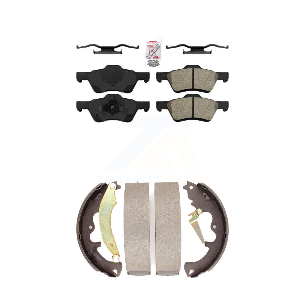 Transit Auto - KNN-100167 - Front and Rear Disc Brake Pad Kits