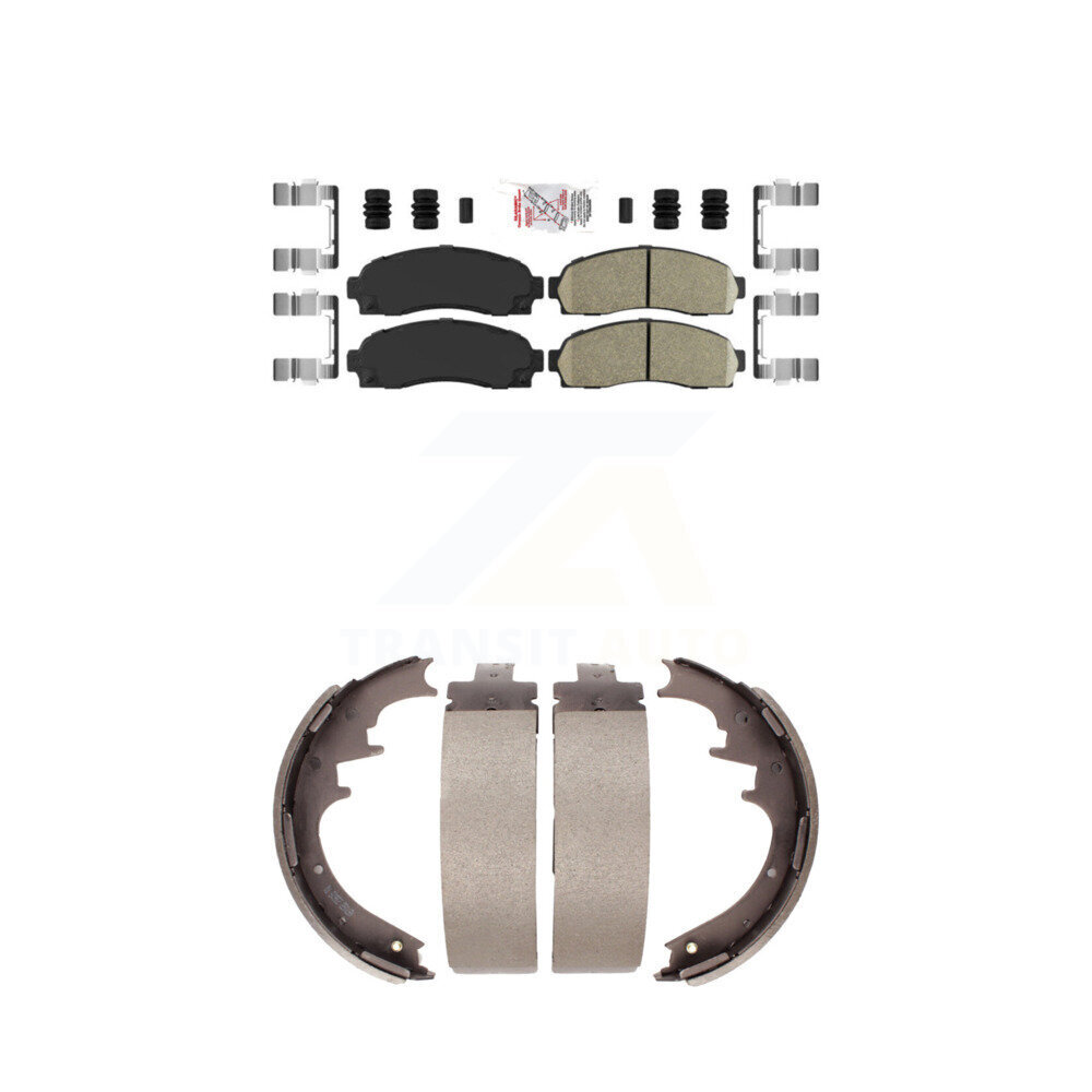Transit Auto - KNN-100171 - Front and Rear Disc Brake Pad Kits