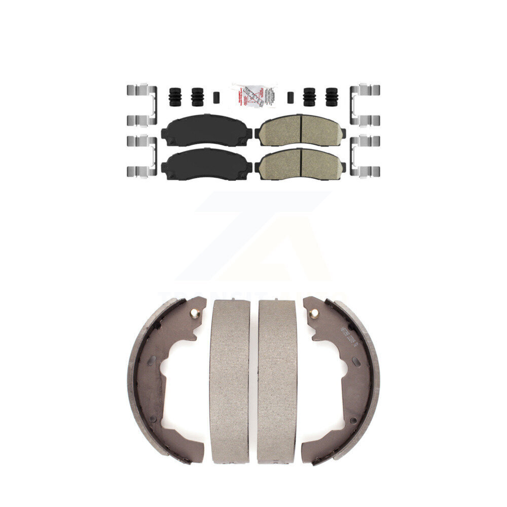 Transit Auto - KNN-100173 - Front and Rear Disc Brake Pad Kits