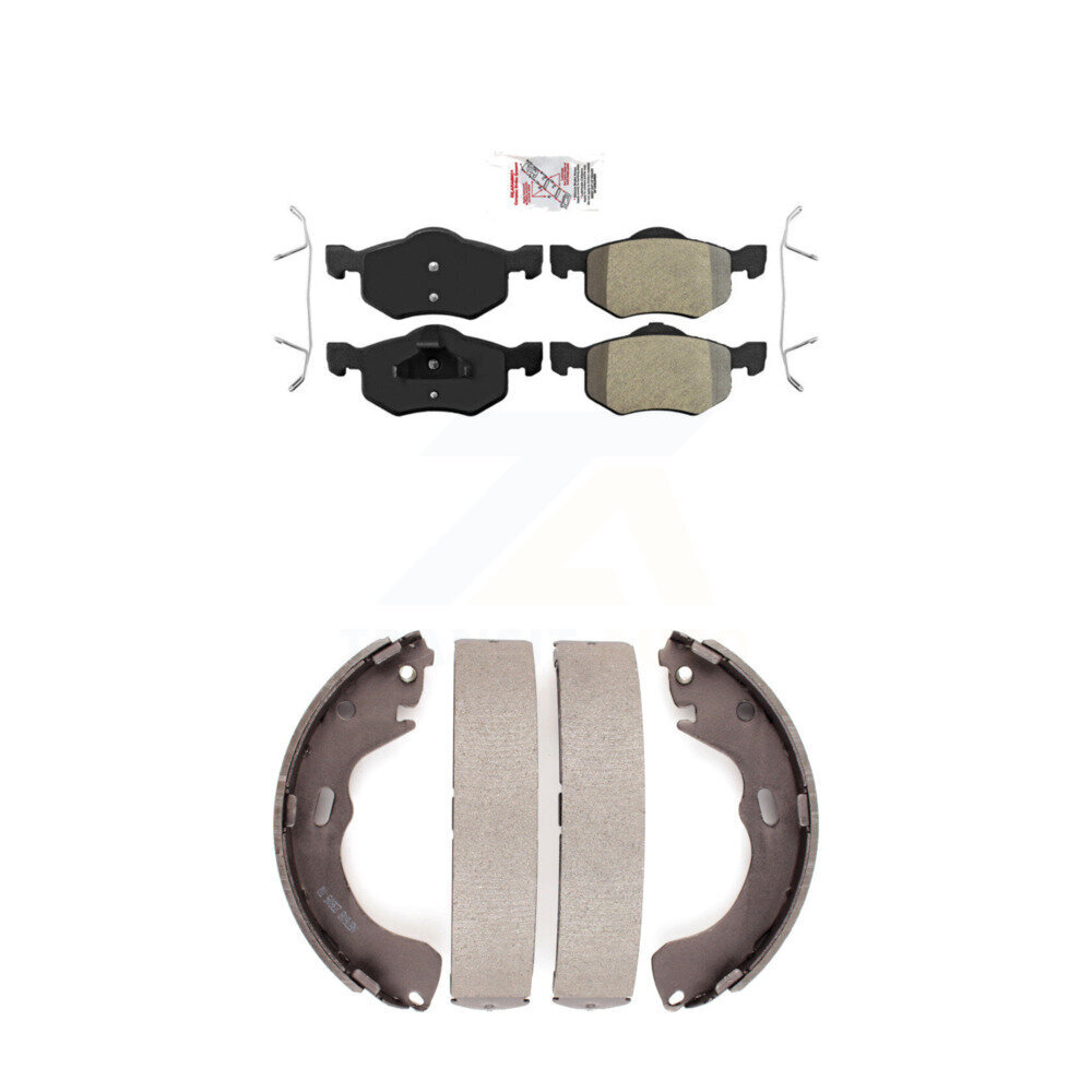 Transit Auto - KNN-100193 - Front and Rear Disc Brake Pad Kits