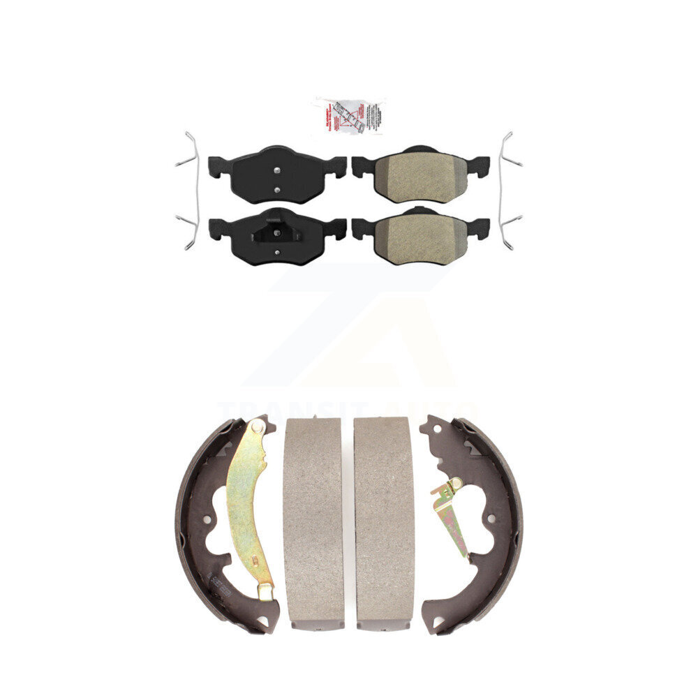 Transit Auto - KNN-100194 - Front and Rear Disc Brake Pad Kits