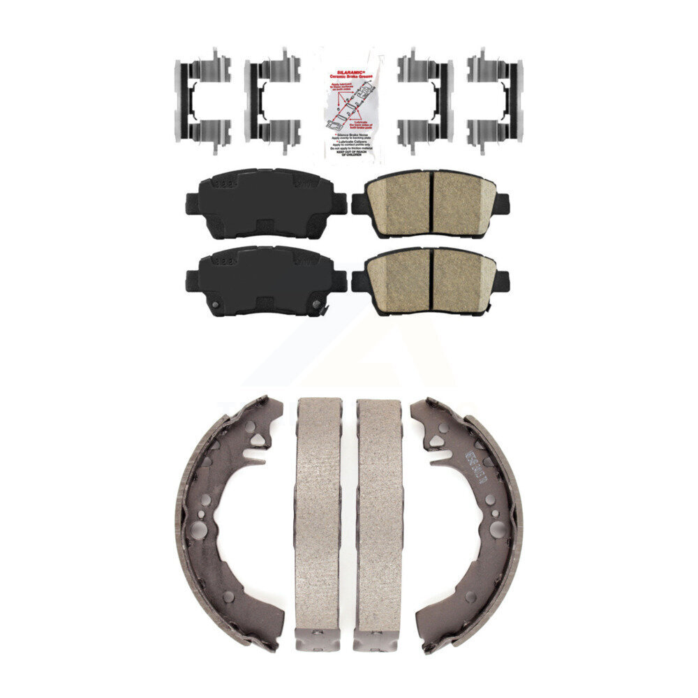 Transit Auto - KNN-100198 - Front and Rear Disc Brake Pad Kits
