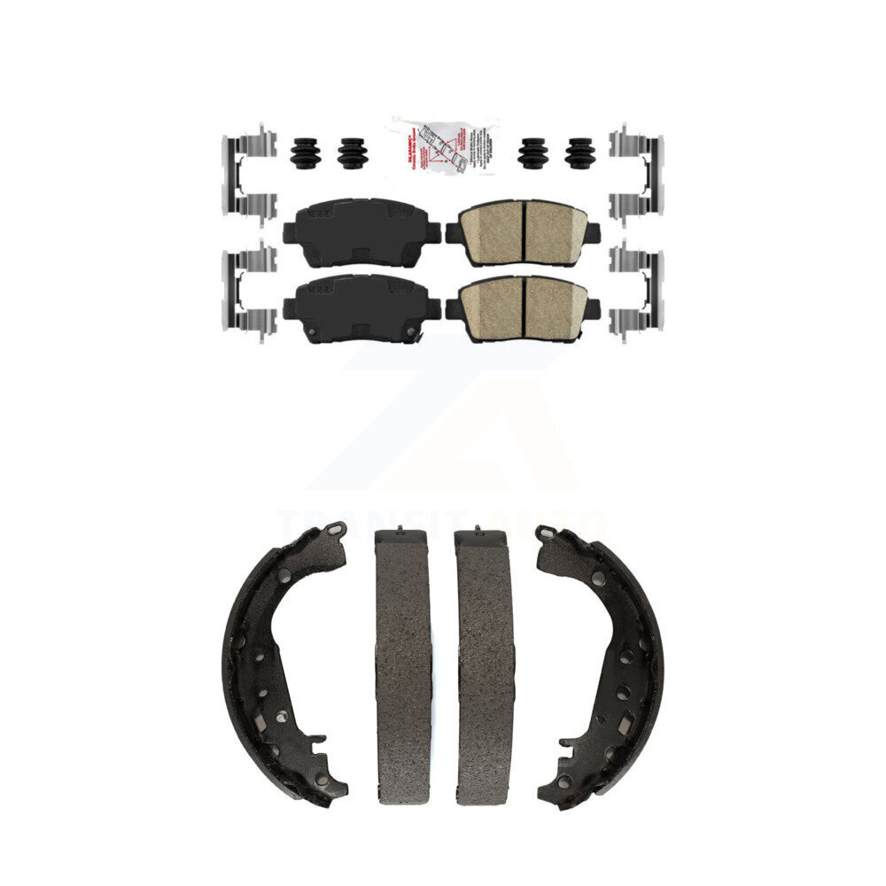 Transit Auto - KNN-100199 - Front and Rear Disc Brake Pad Kits