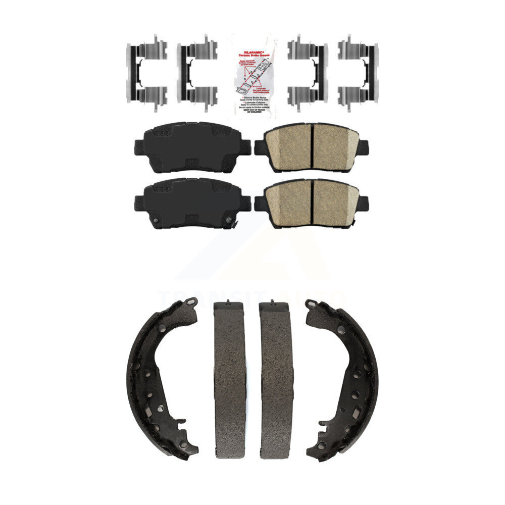 Transit Auto - KNN-100200 - Front and Rear Disc Brake Pad Kits