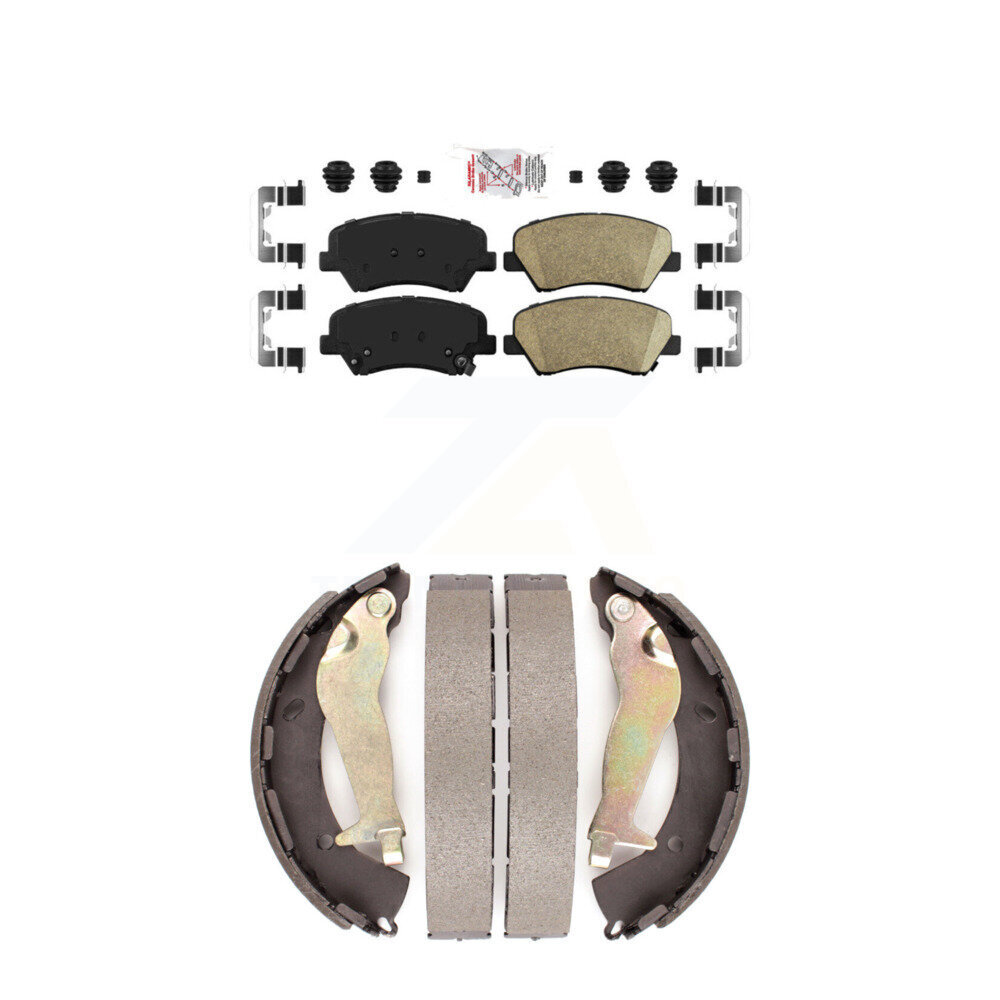Transit Auto - KNN-100206 - Front and Rear Disc Brake Pad Kits