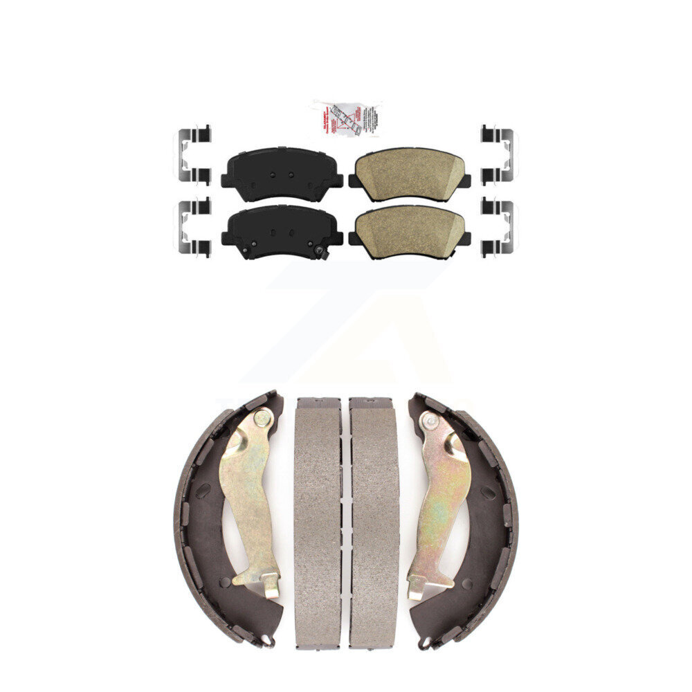Transit Auto - KNN-100207 - Front and Rear Disc Brake Pad Kits