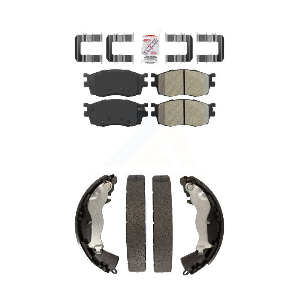 Transit Auto - KNN-100219 - Front and Rear Disc Brake Pad Kits