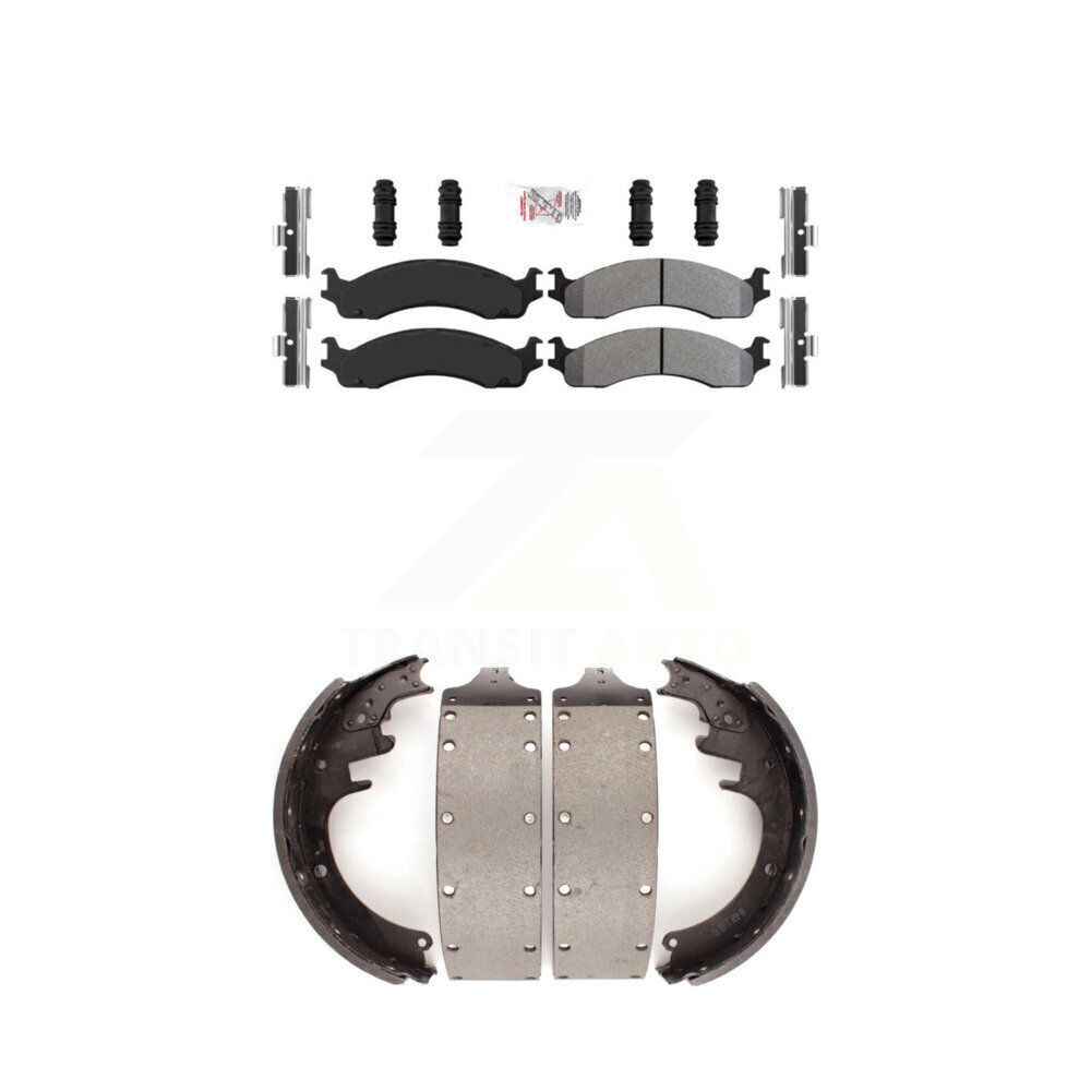 Transit Auto - KNN-100236 - Front and Rear Disc Brake Pad Kits
