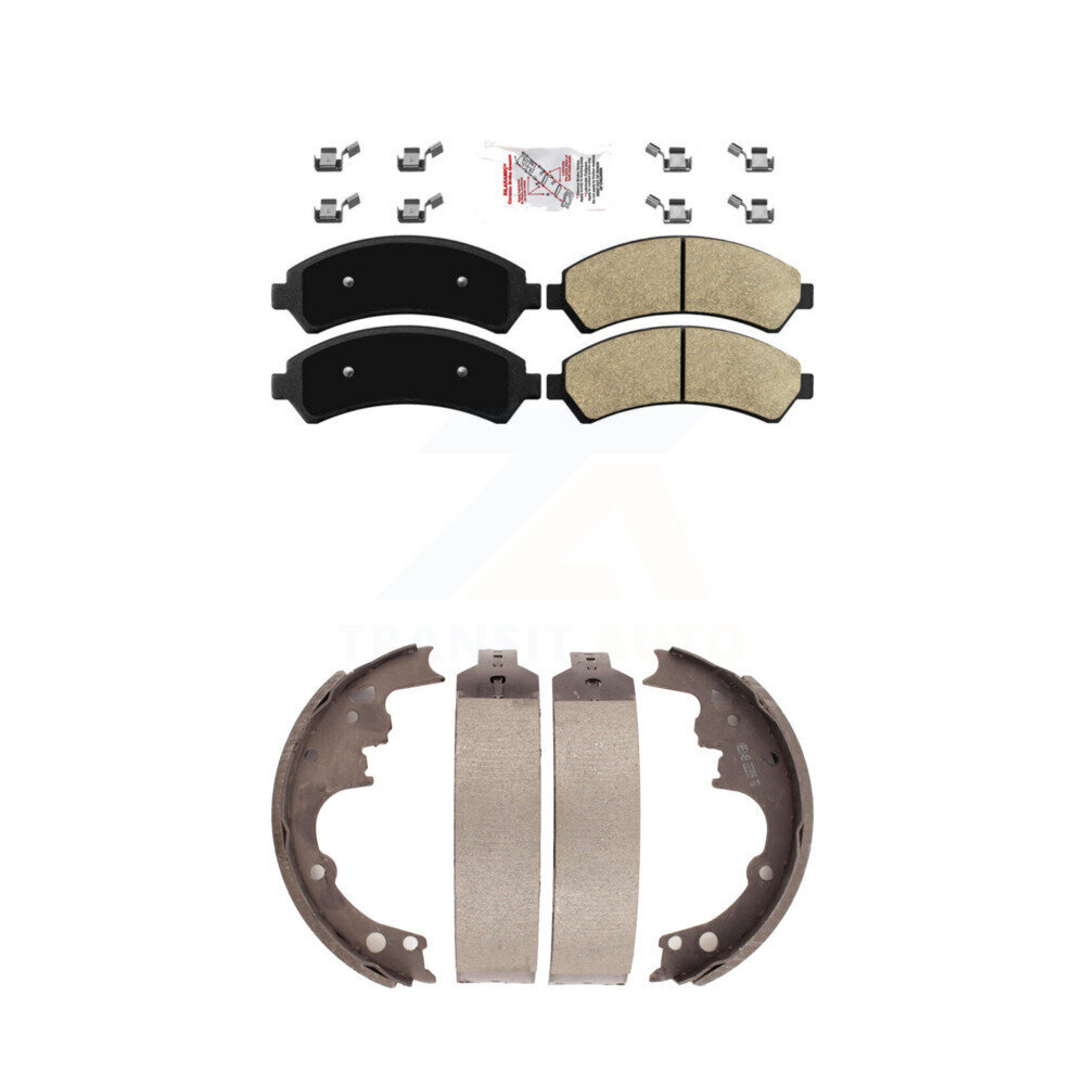 Transit Auto - KNN-100237 - Front and Rear Disc Brake Pad Kits