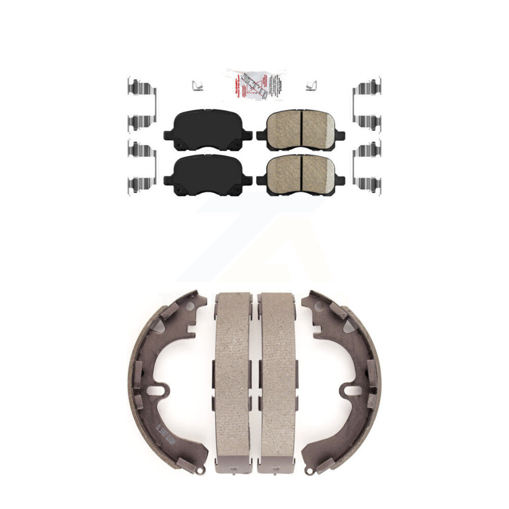 Transit Auto - KNN-100239 - Front and Rear Disc Brake Pad Kits